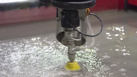 Precision 5 axis cutting head with direct drive technology 库存影片 90749876