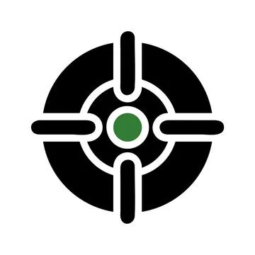 Precision Aiming, Target Design for Accuracy Stock Illustration