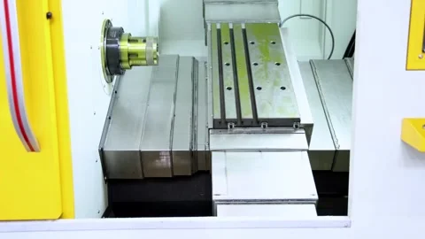 Precision CNC Milling Machine Operation Stock Footage 339920476