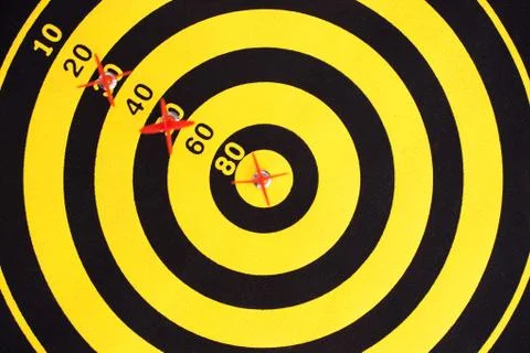 Precision Competition Escort target Target. Entertainment Results Bullseye Stock Photos