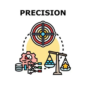 Precision data analysis and optimization concept illustration Stock Illustration