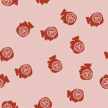 Precision drafting architectural drafter glyph vector seamless pattern Illustrazione stock
