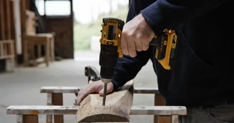 Precision Drilling: Crafting the Future Stock Footage 327851774