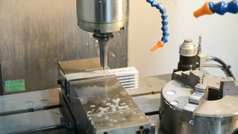 Precision drilling machine Stock Footage 85127276