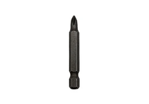Precision Driver Bit Vertical on White Stock Photos