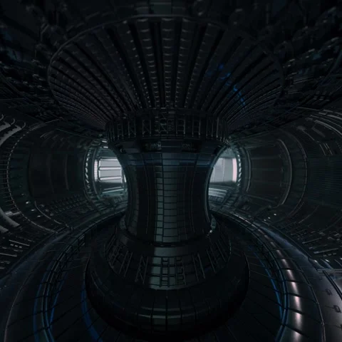  Precision Engineering: Reflective Fusion Reactor Architecture Stock Footage 327821279