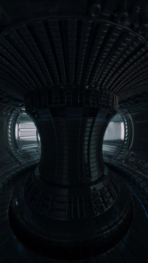  Precision Engineering: Reflective Reactor Architecture Stock Footage 327818657