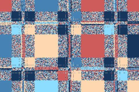 Precision glitch background with clean lines and subtle fragmentation. The .. Stock Illustration