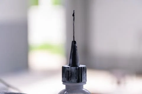 Precision Glue Applicator Needle Stock Photos