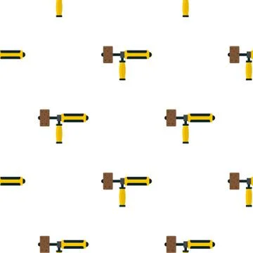 Precision grinding machine pattern flat Illustrazione stock