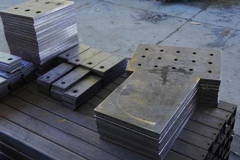 Precision laser cutting. Stock-Fotos