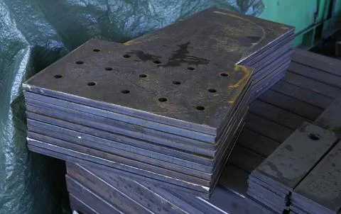 Precision laser cutting. 스톡 사진