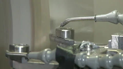 Precision machine shop Video stock 167483600