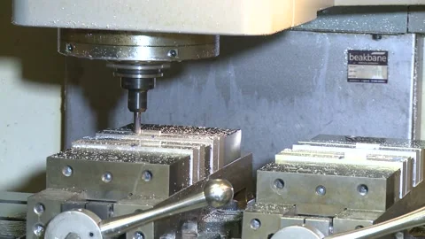 Precision machine shop Video stock 167483601