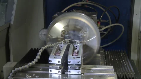 Precision machine shop Video stock 167483727