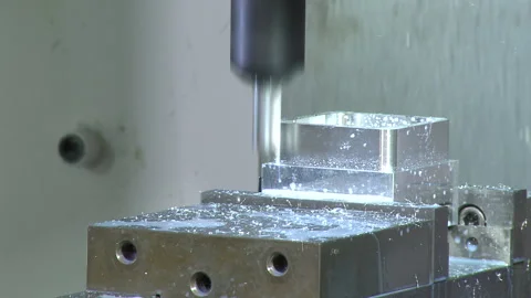 Precision machine shop Video stock 167483815
