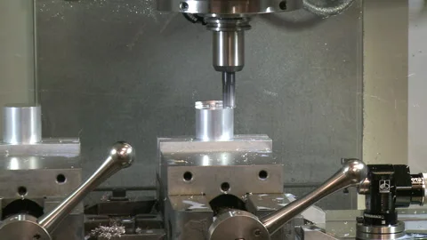 Precision machine shop Video stock 167483818