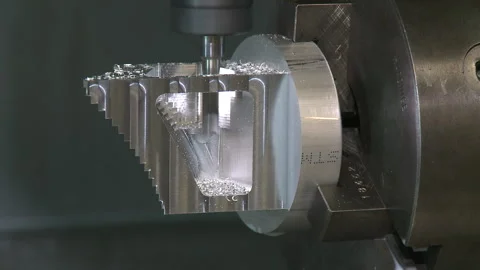Precision machine shop Video stock 167483841