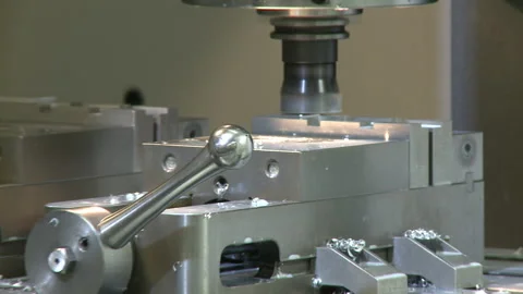 Precision machine shop Video stock 167483862