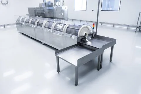 Precision machine tool at the plant 스톡 사진