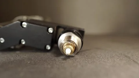 Precision Machined Metal Component from CNC Production Stock Footage 331371308