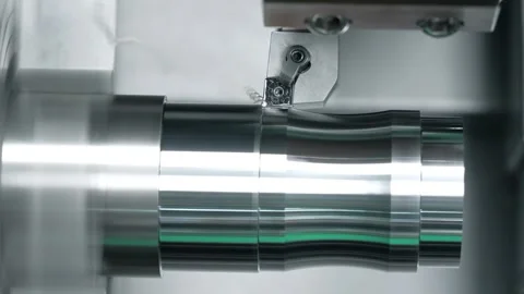 Precision Machining Center Cutting Metal Mold Clo Stock-Footage 340512461