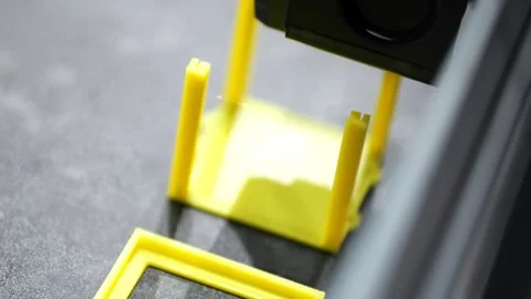Precision manufacturing process Video stock 344688250