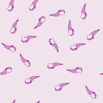 Precision measuring manufacturing engineer glyph seamless pattern イラスト素材
