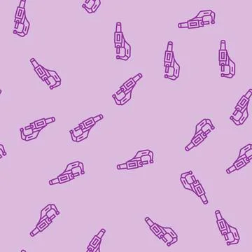 Precision measuring manufacturing engineer line seamless pattern イラスト素材