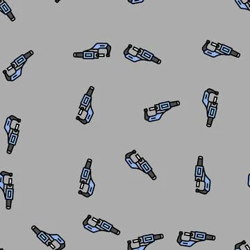 Precision measuring manufacturing engineer vector seamless pattern Stock Illustration