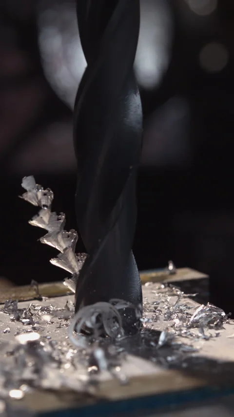 Precision in Motion: 4K Vertical Drill Stock Footage 266145821