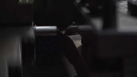 Precision in Motion- Industrial Blade Rotation- Stock Footage 287644194