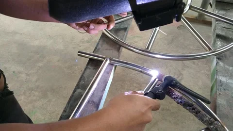 Precision Oxy-Acetylene Welding in Action 库存影片 303627111