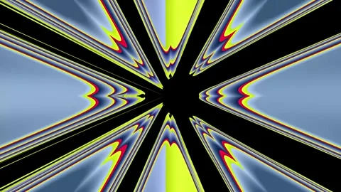 Precision radial iris abstract loop with fine lines rotating geometric patter Vídeo Stock 334343522