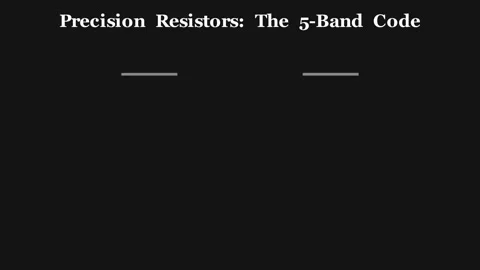 Precision Resistors - The 5-band code Stock Footage 340871465