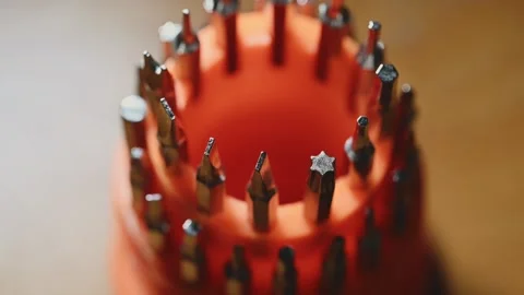 Precision Screwdriver Set for Small Electronics Repair Stock Footage 345505464