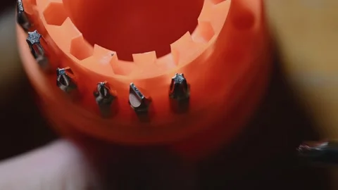 Precision Screwdriver Set for Small Electronics Repair Stock Footage 345506072