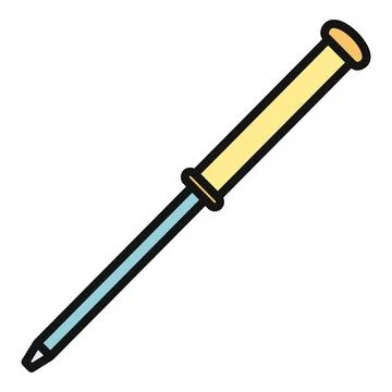 Precision screwdriver tool for electronic repair and maintenance Stock Illustration
