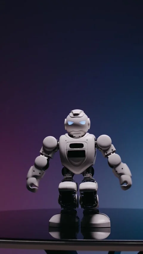 Precision Synthesis: Humanoid Robotic Anatomy Stock Footage 339270535