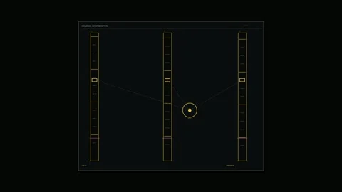 Precision Target Acquisition Data HUD Seamless Loop Stock-Footage 342289731