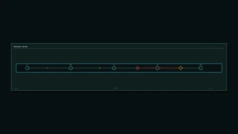 Precision Target Acquisition HUD Seamless Loop Stock-Footage 342289746