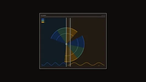 Precision Target Analysis HUD Seamless Loop Stock Footage 342291001