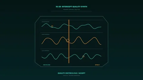 Precision Targeting Analytics Dashboard Seamless Loop Stock Footage 342291340