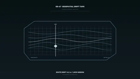 Precision Targeting Analytics Dashboard Seamless Loop Stock Footage 342291344