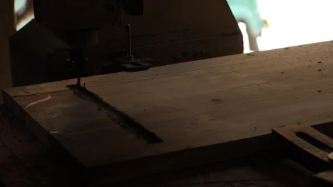 Precision Woodcutting - Drill Bit in Motion Stock Footage 314472183