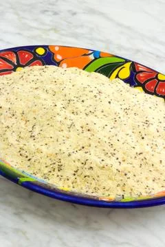 Precooked corn flour Stock Photos