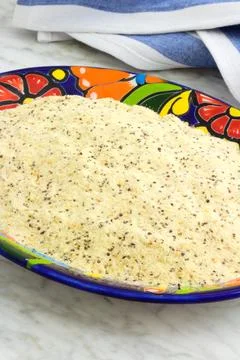 Precooked corn flour Stock Photos