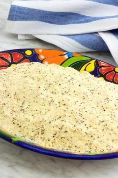 Precooked corn flour Stock Photos