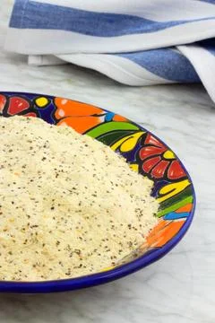 Precooked corn flour Stock Photos