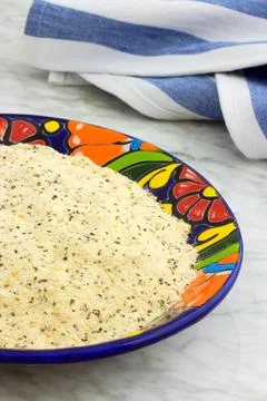 Precooked corn flour Stock Photos